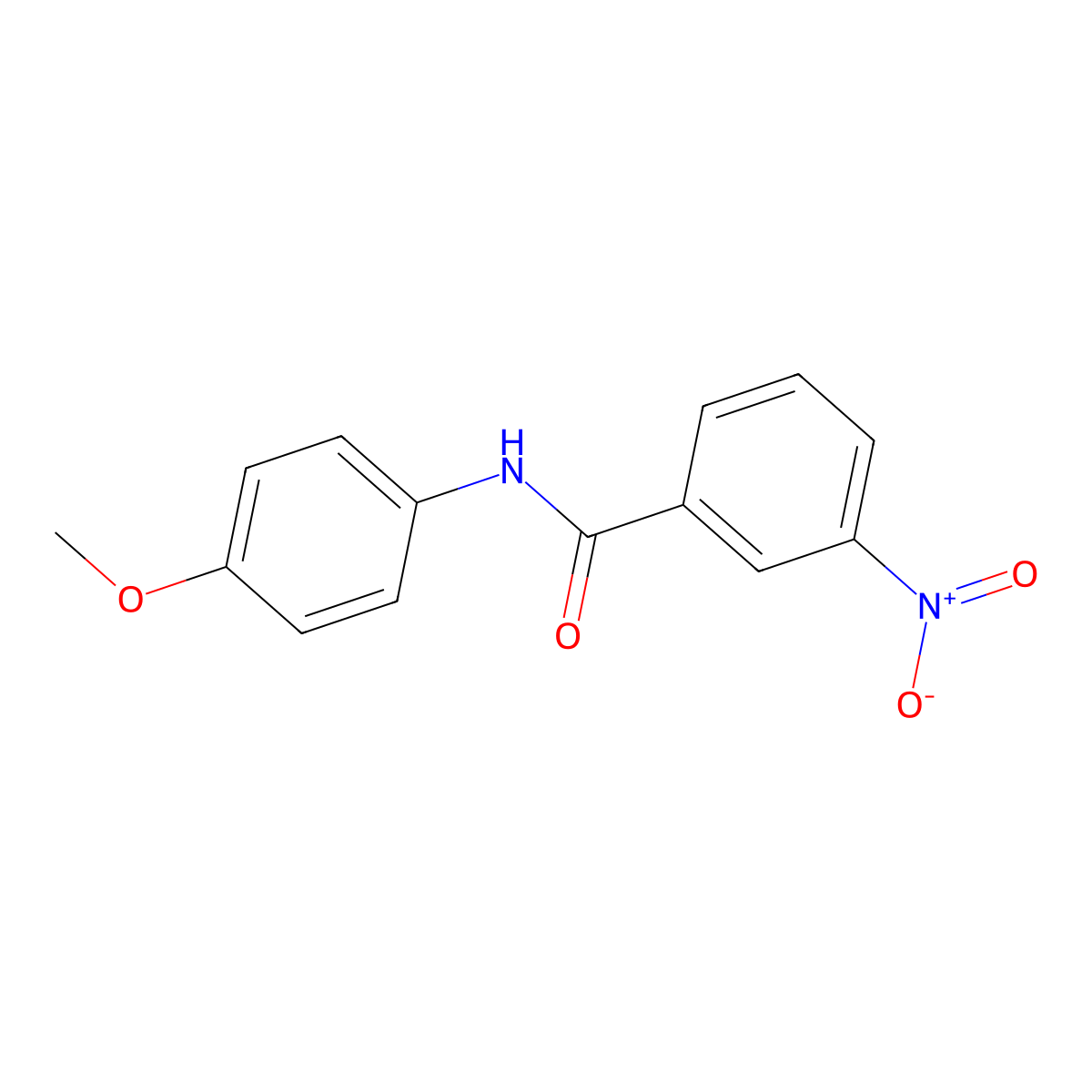 4'-Methoxy-3-nitrobenzanilide molecular structure, CAS 101971-72-6