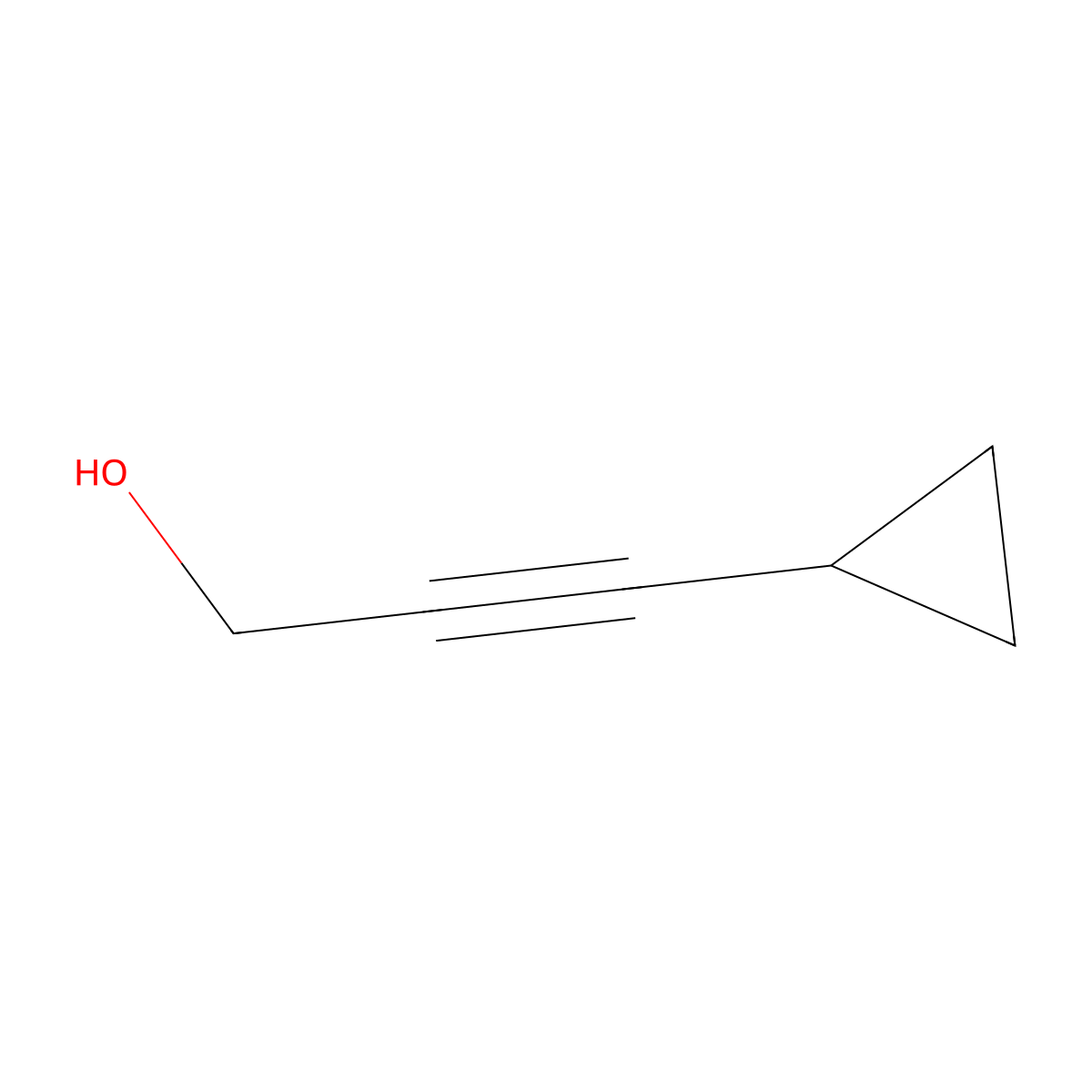 3-Cyclopropylprop-2-yn-1-ol molecular structure, CAS 101974-69-0