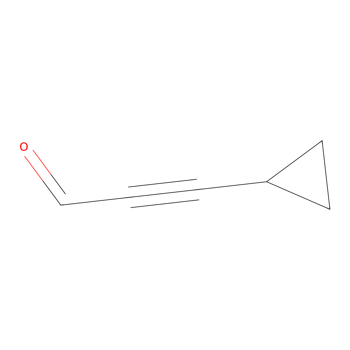 3-Cyclopropylprop-2-ynal molecular structure, CAS 101974-70-3