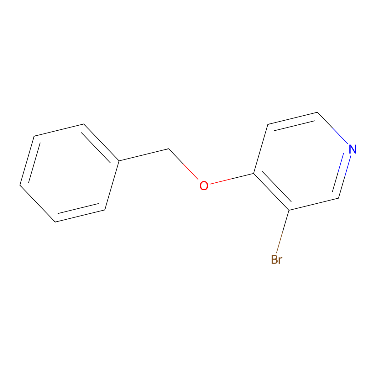 4-(Benzyloxy)-3-bromopyridine molecular structure, CAS 1019767-63-5
