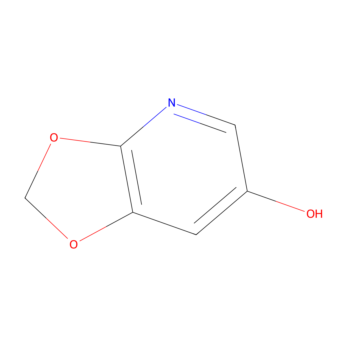 2H-[1,3]Dioxolo[4,5-b]pyridin-6-ol molecular structure, CAS 1019767-69-1