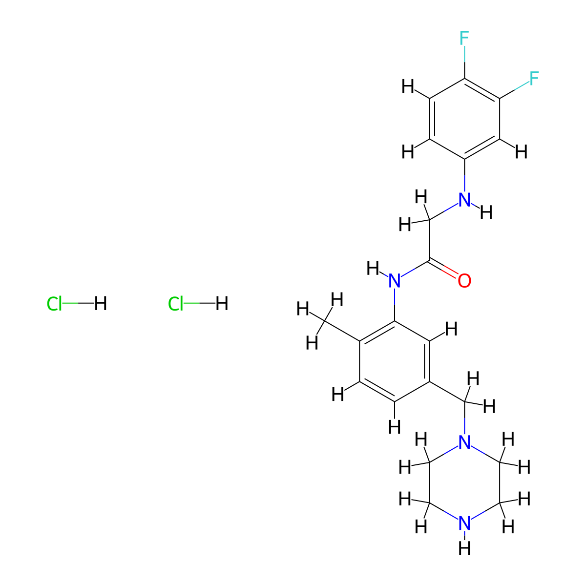 GW791343 (dihydrochloride) molecular structure, CAS 1019779-04-4