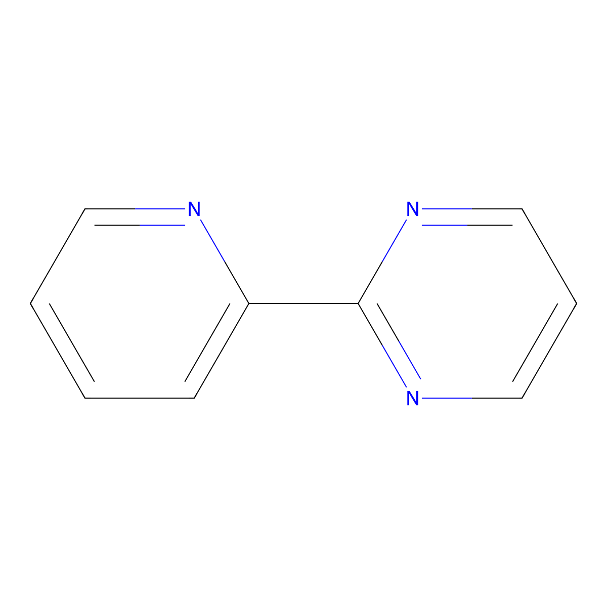 Pyrimidine, 2-(2-pyridinyl)- molecular structure, CAS 10198-83-1
