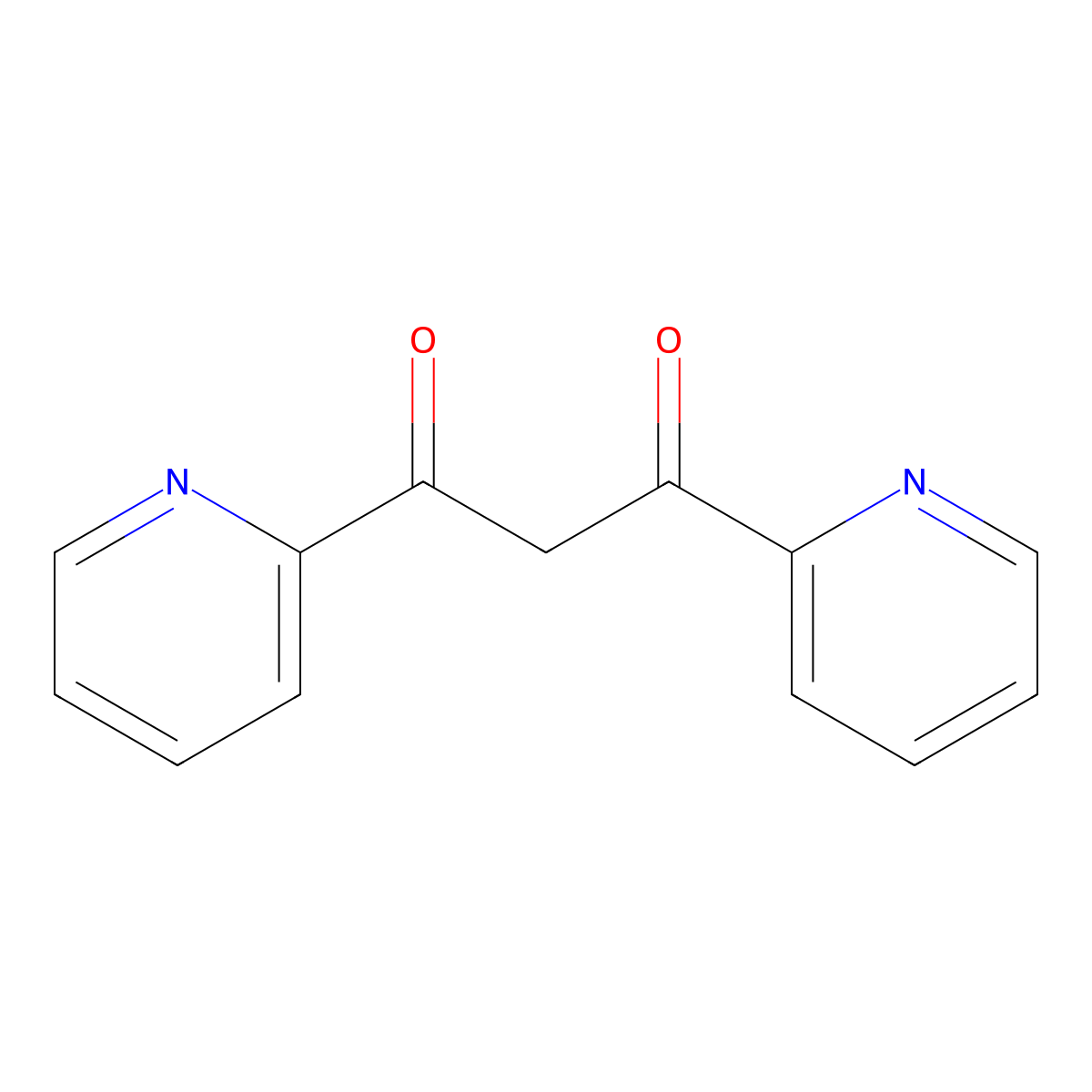 1,3-Di(2-pyridyl)-1,3-propanedione molecular structure, CAS 10198-89-7