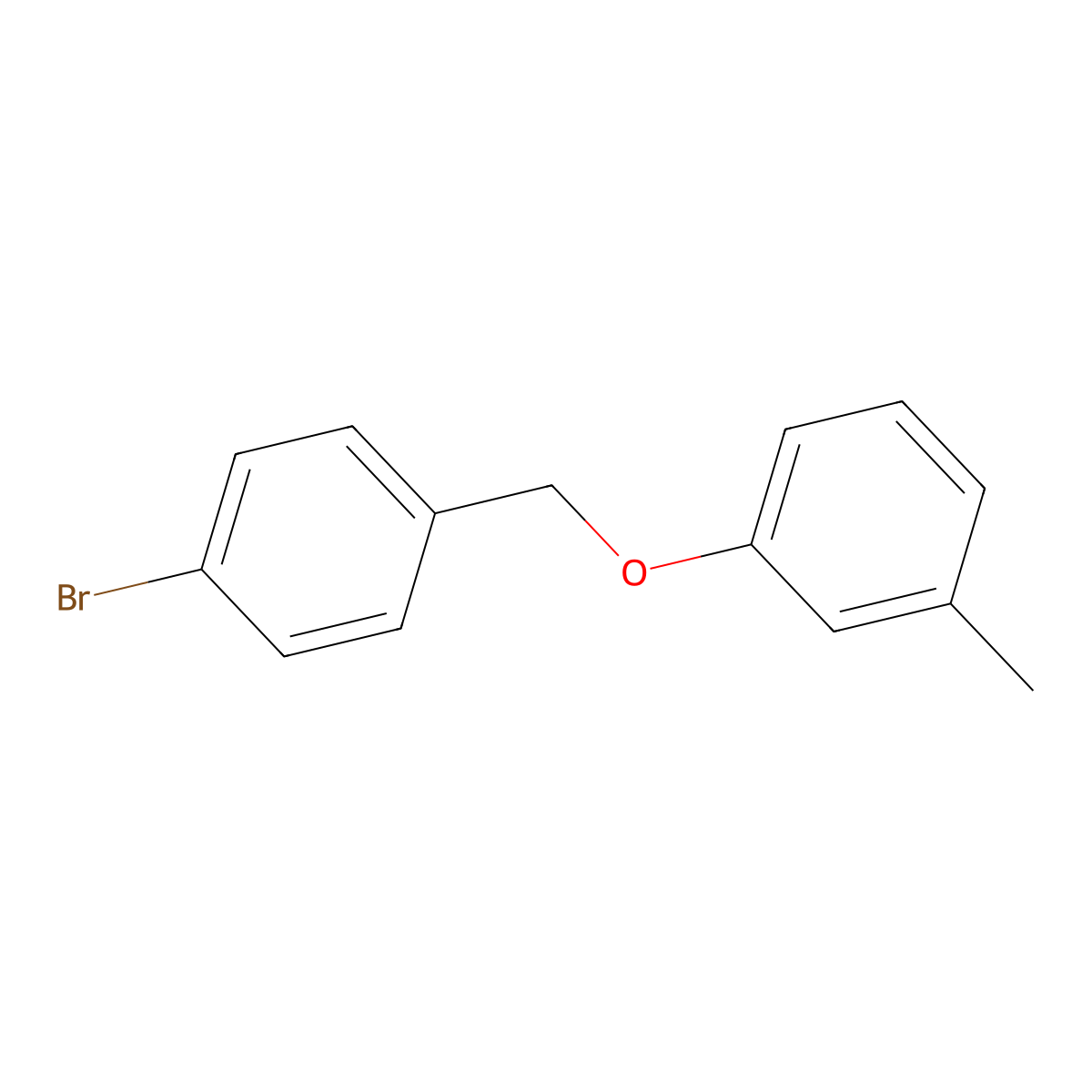 4-Bromobenzyl-(3-methylphenyl)ether molecular structure, CAS 101985-81-3