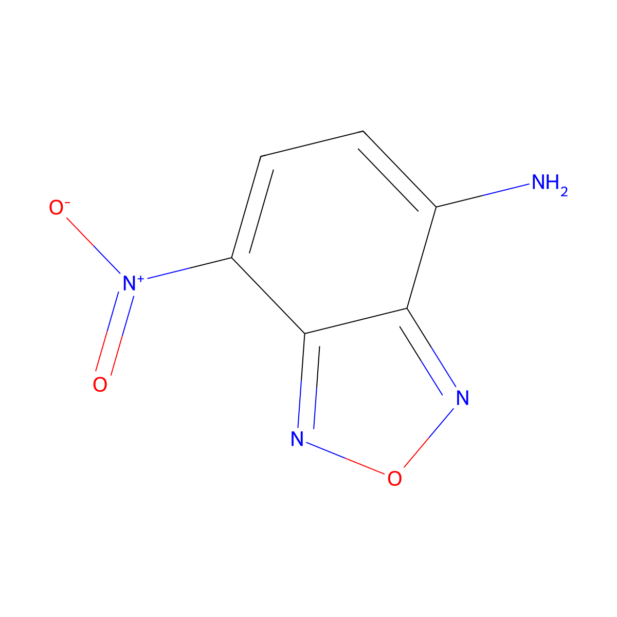 4-Amino-7-nitrobenzofurazan molecular structure, CAS 10199-91-4