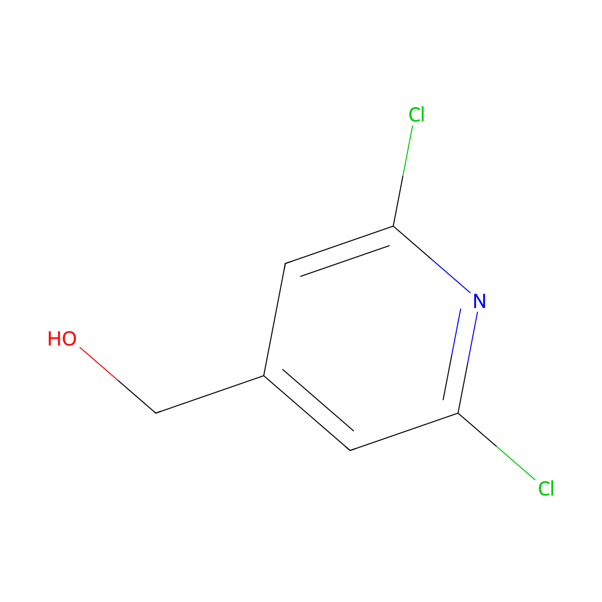 (2,6-Dichloropyridin-4-yl)methanol molecular structure, CAS 101990-69-6