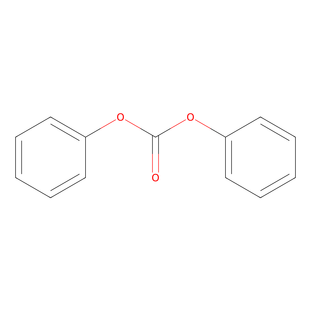 Diphenyl carbonate molecular structure, CAS 102-09-0