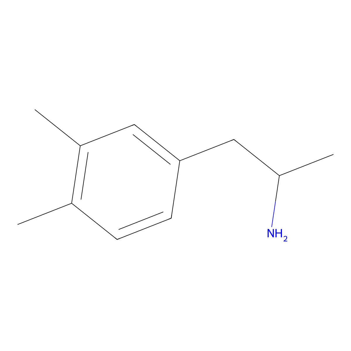 Xylopropamine molecular structure, CAS 102-31-8