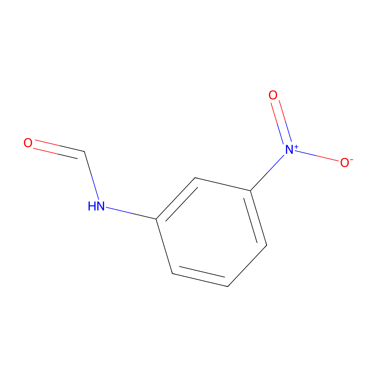 3'-Nitroformanilide molecular structure, CAS 102-38-5