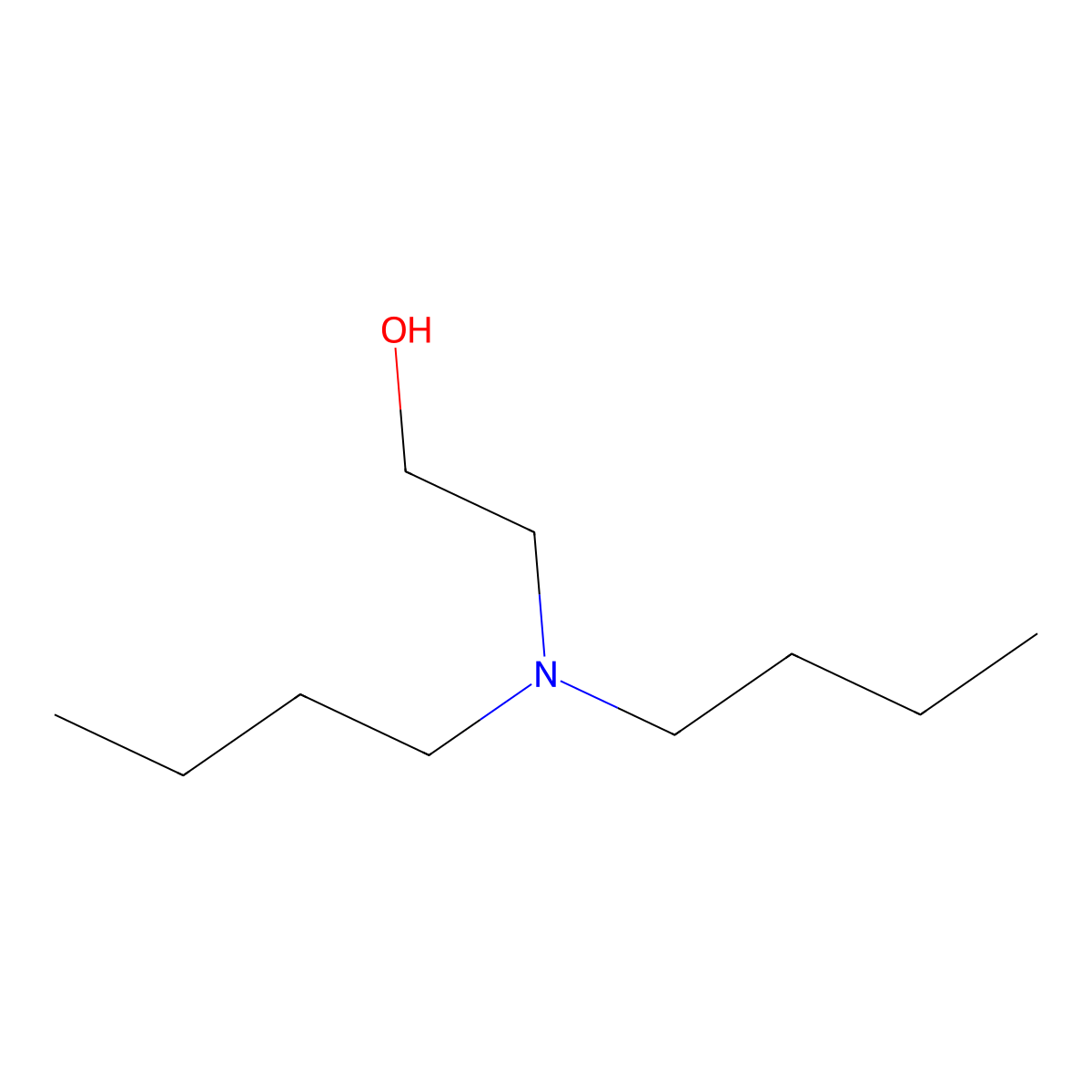 2-(Dibutylamino)ethanol molecular structure, CAS 102-81-8