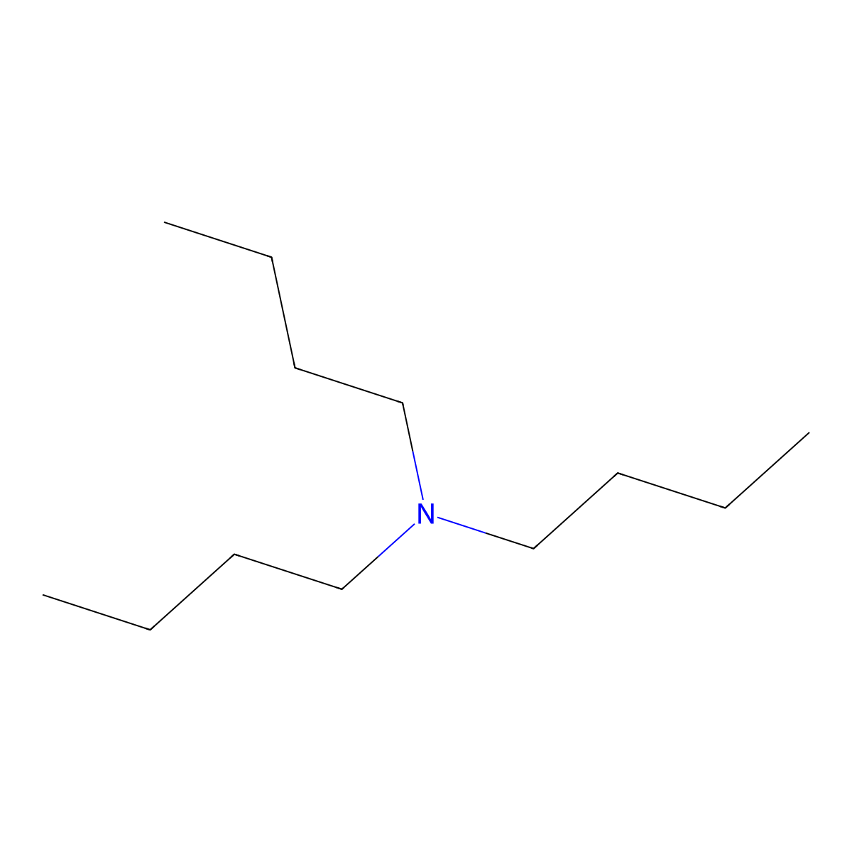 Tributylamine molecular structure, CAS 102-82-9