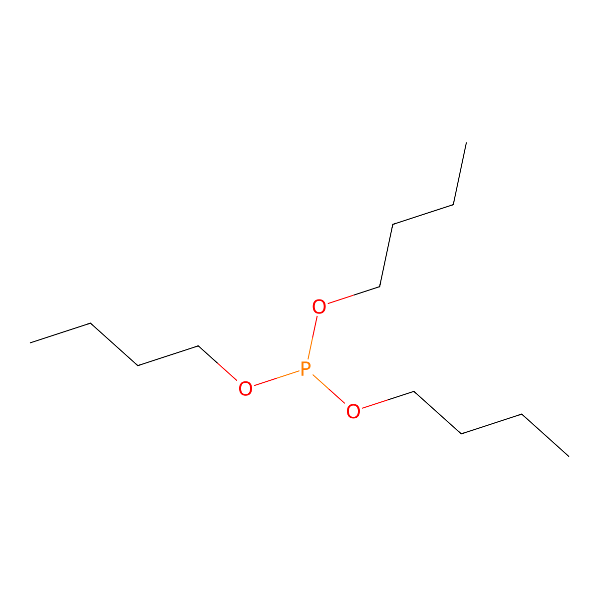 Tributyl phosphite molecular structure, CAS 102-85-2