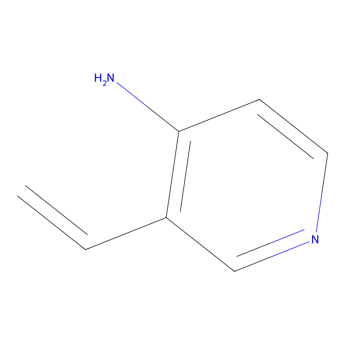 3-Vinylpyridin-4-amine molecular structure, CAS 102000-58-8