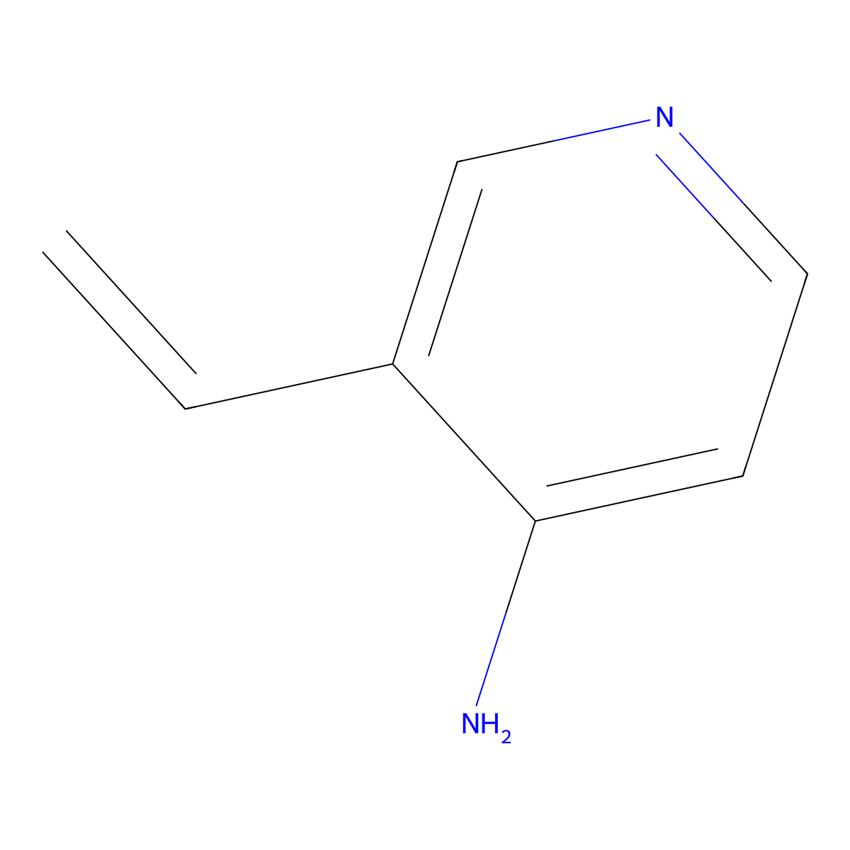 3-Vinylpyridin-4-amine molecular structure, CAS 102000-58-8