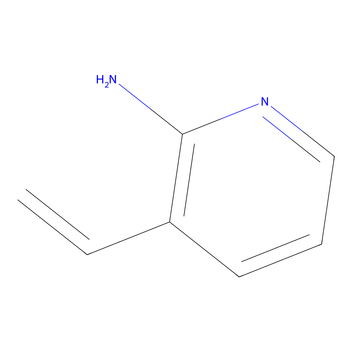 3-Vinylpyridin-2-amine molecular structure, CAS 102000-72-6