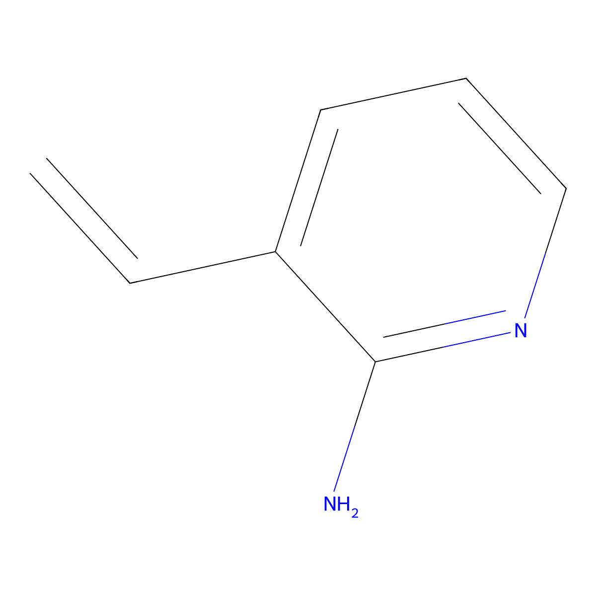 3-Vinylpyridin-2-amine molecular structure, CAS 102000-72-6