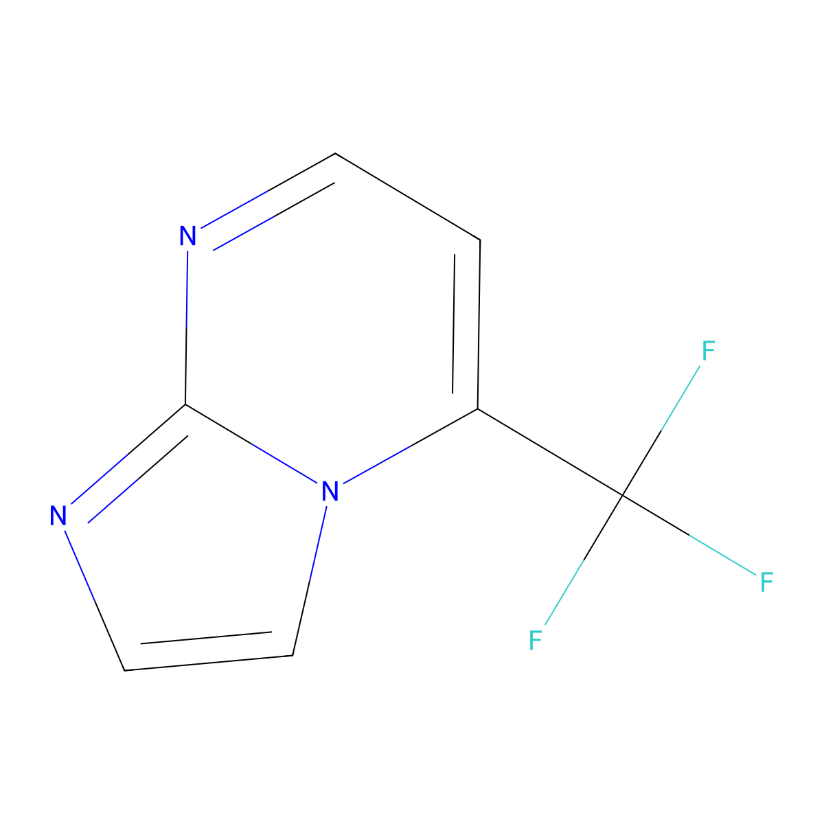 5-(Trifluoromethyl)imidazo[1,2-a]pyrimidine molecular structure, CAS 1020033-87-7