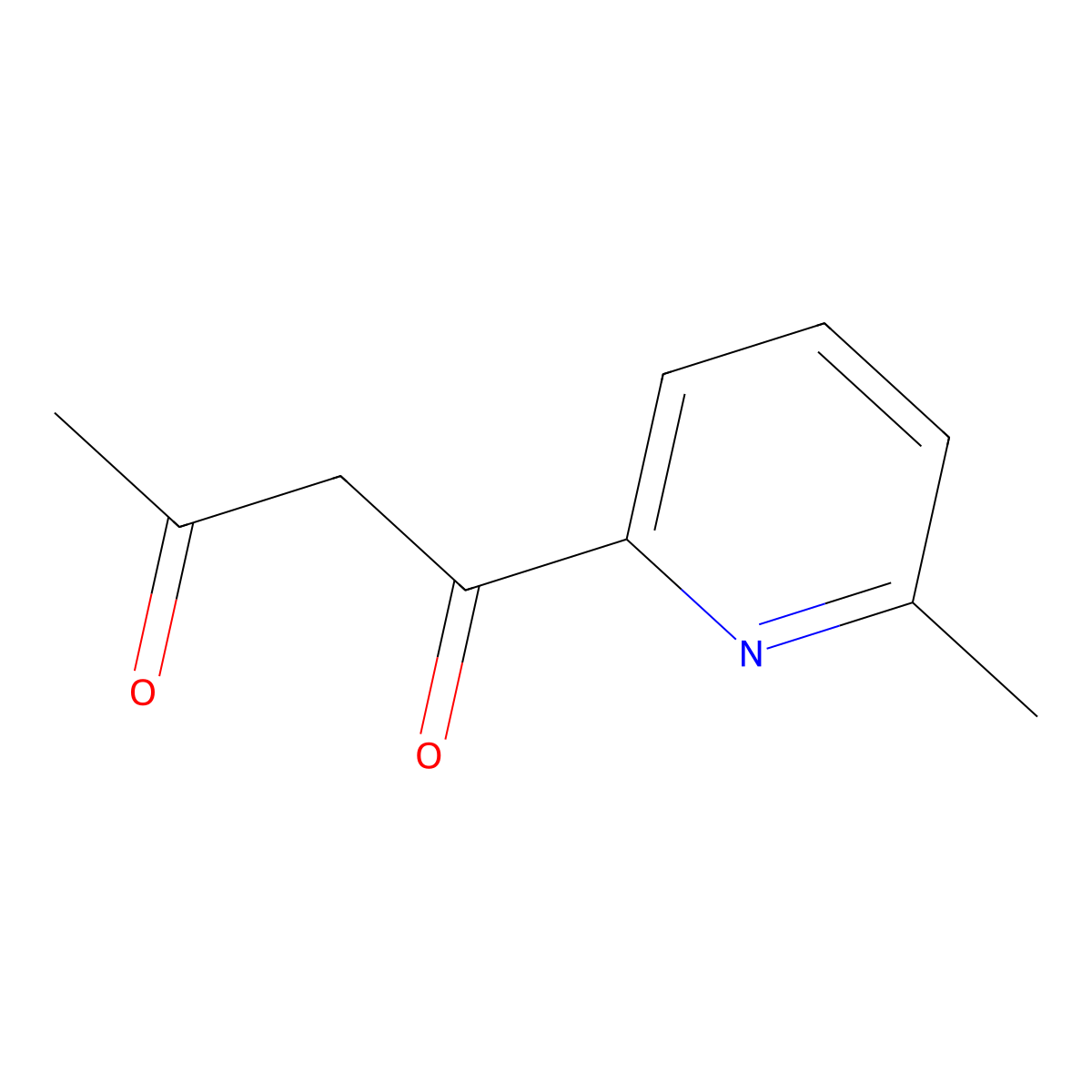 1-(6-Methylpyridin-2-yl)butane-1,3-dione molecular structure, CAS 1020037-93-7