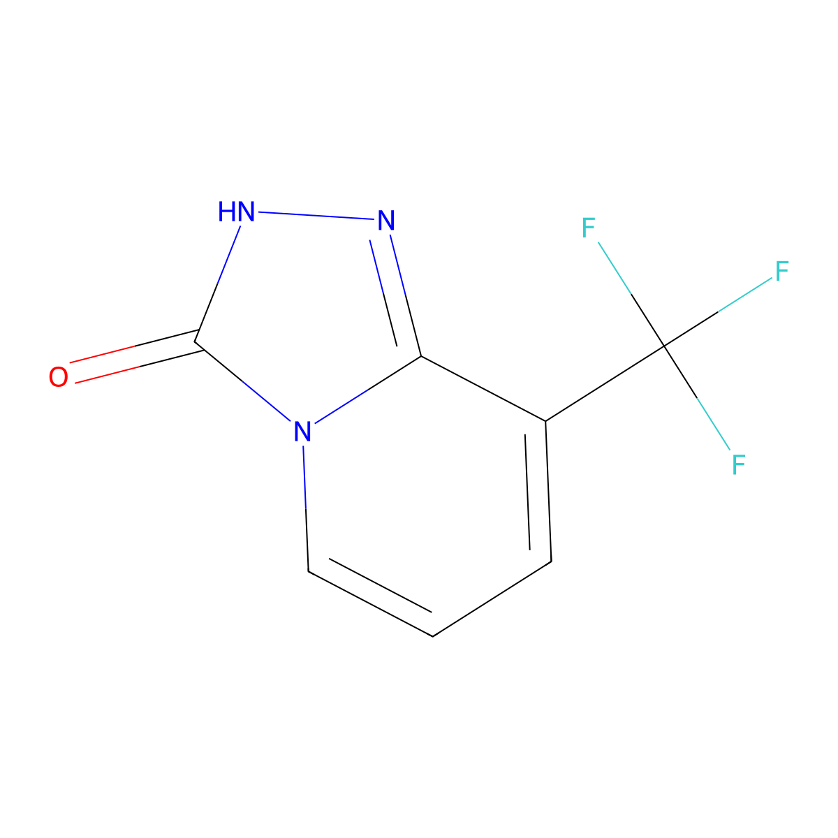 8-(Trifluoromethyl)-[1,2,4]triazolo[4,3-A]pyridin-3(2H)-one molecular structure, CAS 1020039-20-6