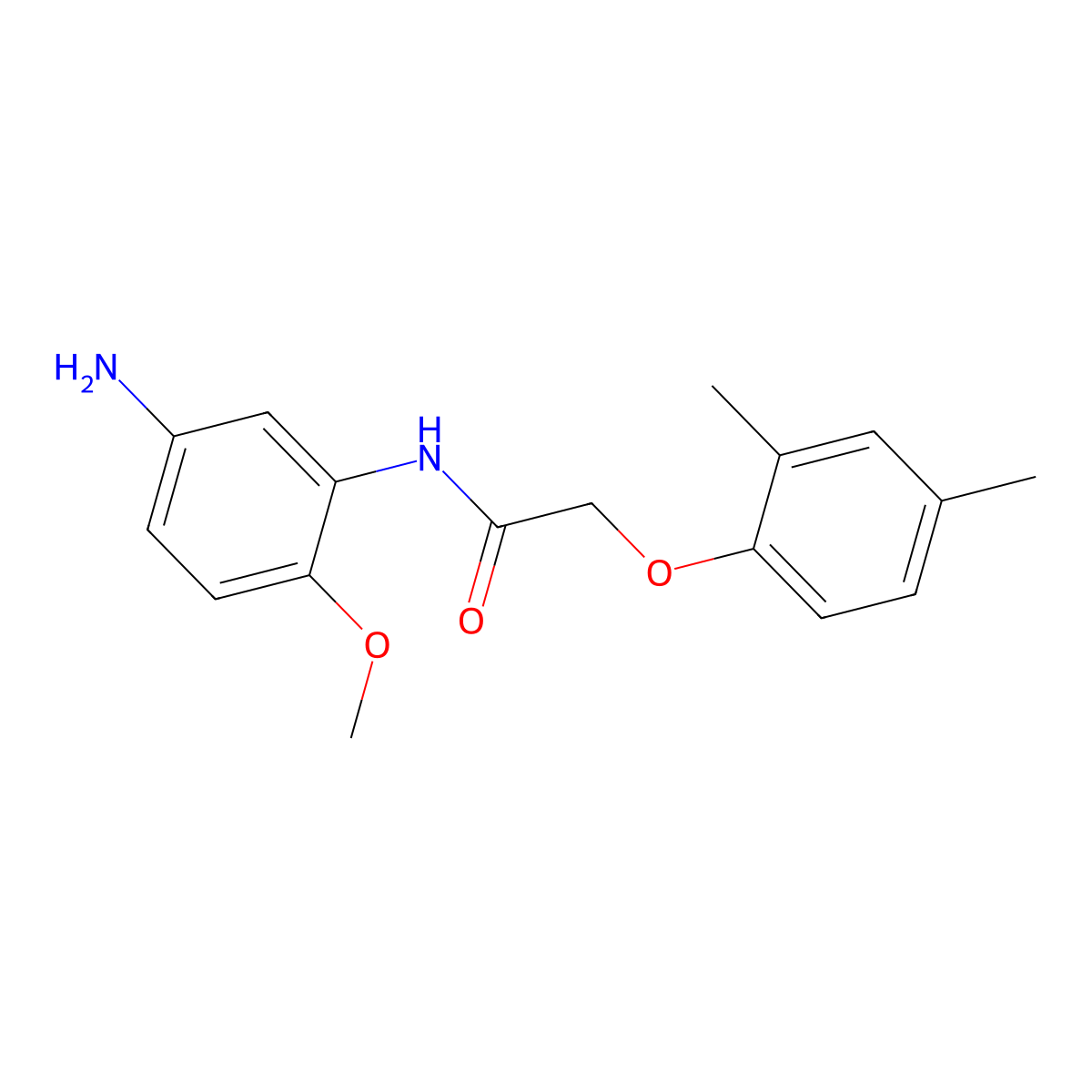 N-(5-Amino-2-methoxyphenyl)-2-(2,4-dimethylphenoxy)acetamide molecular structure, CAS 1020054-36-7