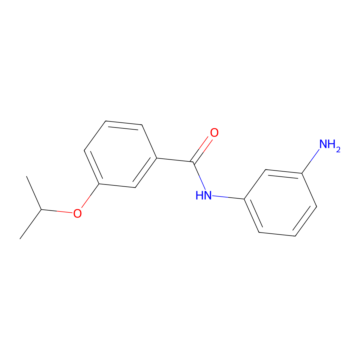 N-(3-Aminophenyl)-3-isopropoxybenzamide molecular structure, CAS 1020054-51-6