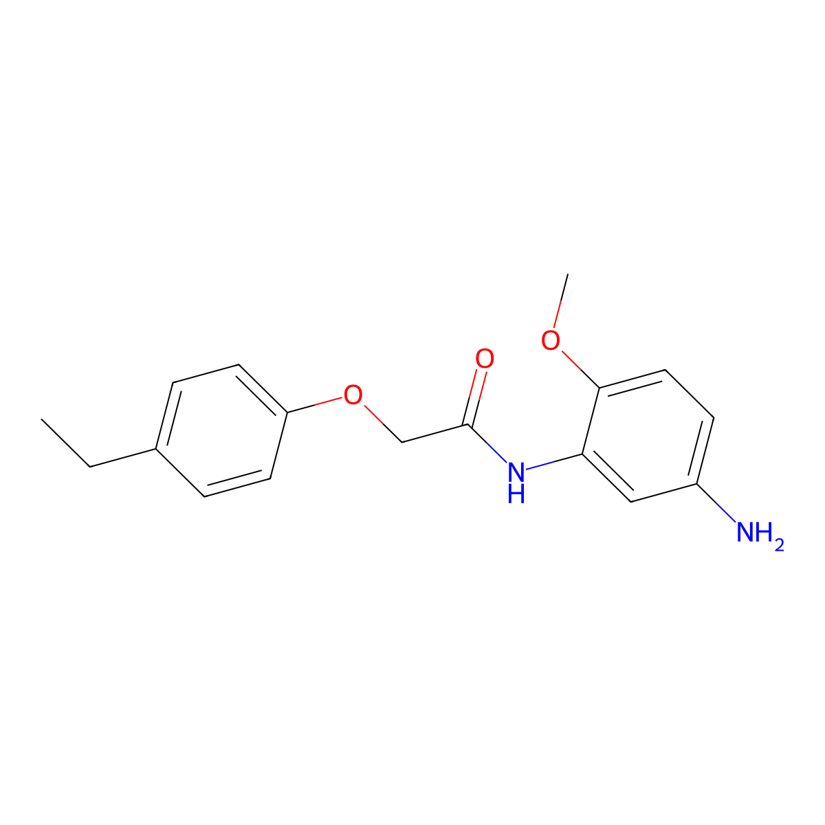 N-(5-Amino-2-methoxyphenyl)-2-(4-ethylphenoxy)-acetamide molecular structure, CAS 1020054-67-4