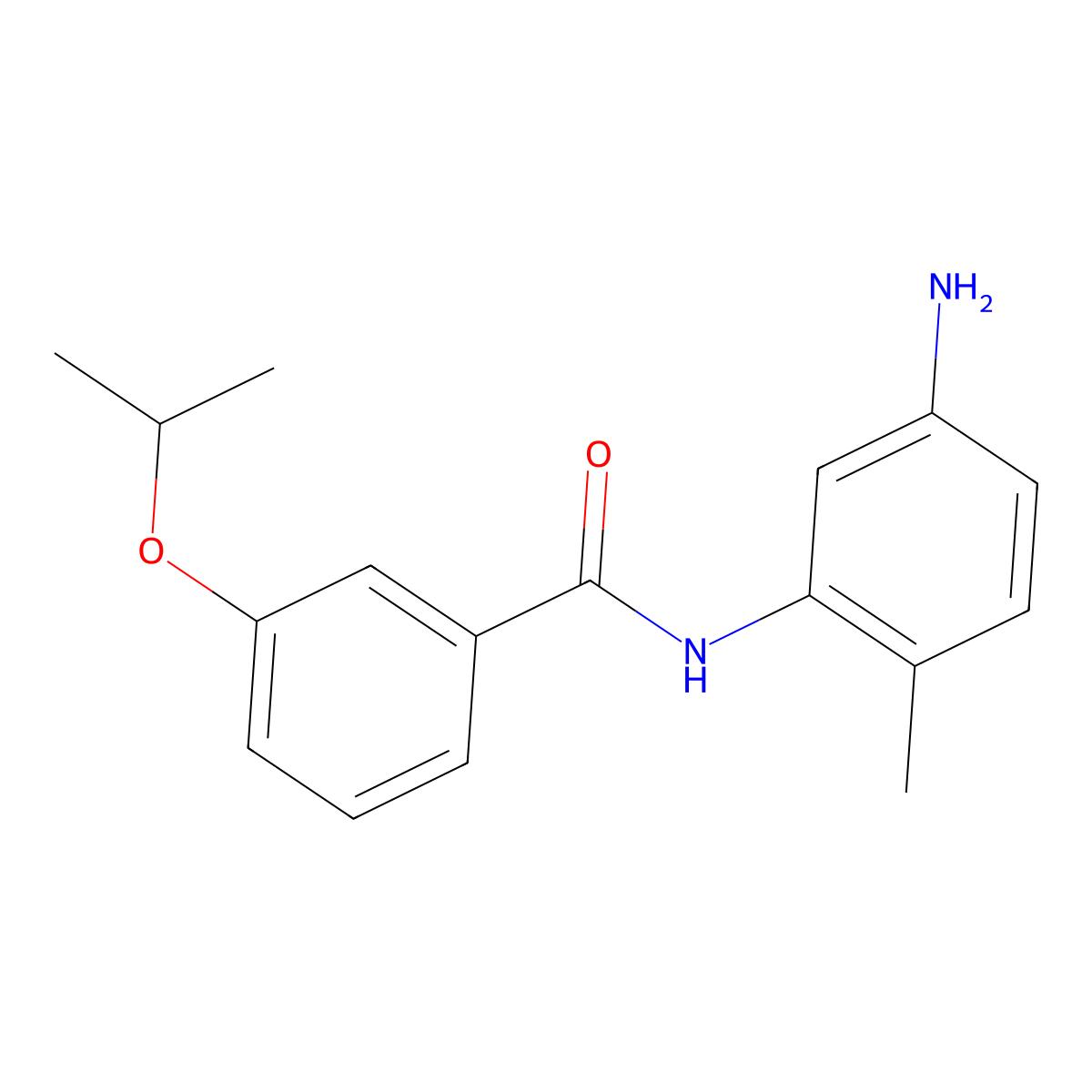 N-(5-Amino-2-methylphenyl)-3-isopropoxybenzamide molecular structure, CAS 1020054-97-0