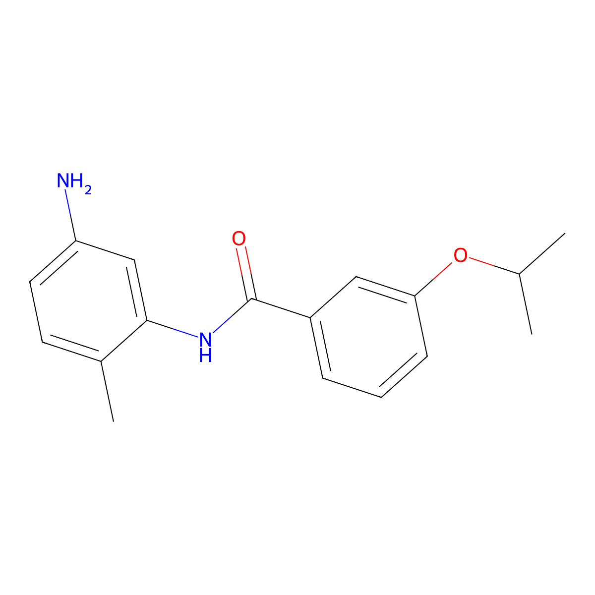 N-(5-Amino-2-methylphenyl)-3-isopropoxybenzamide molecular structure, CAS 1020054-97-0