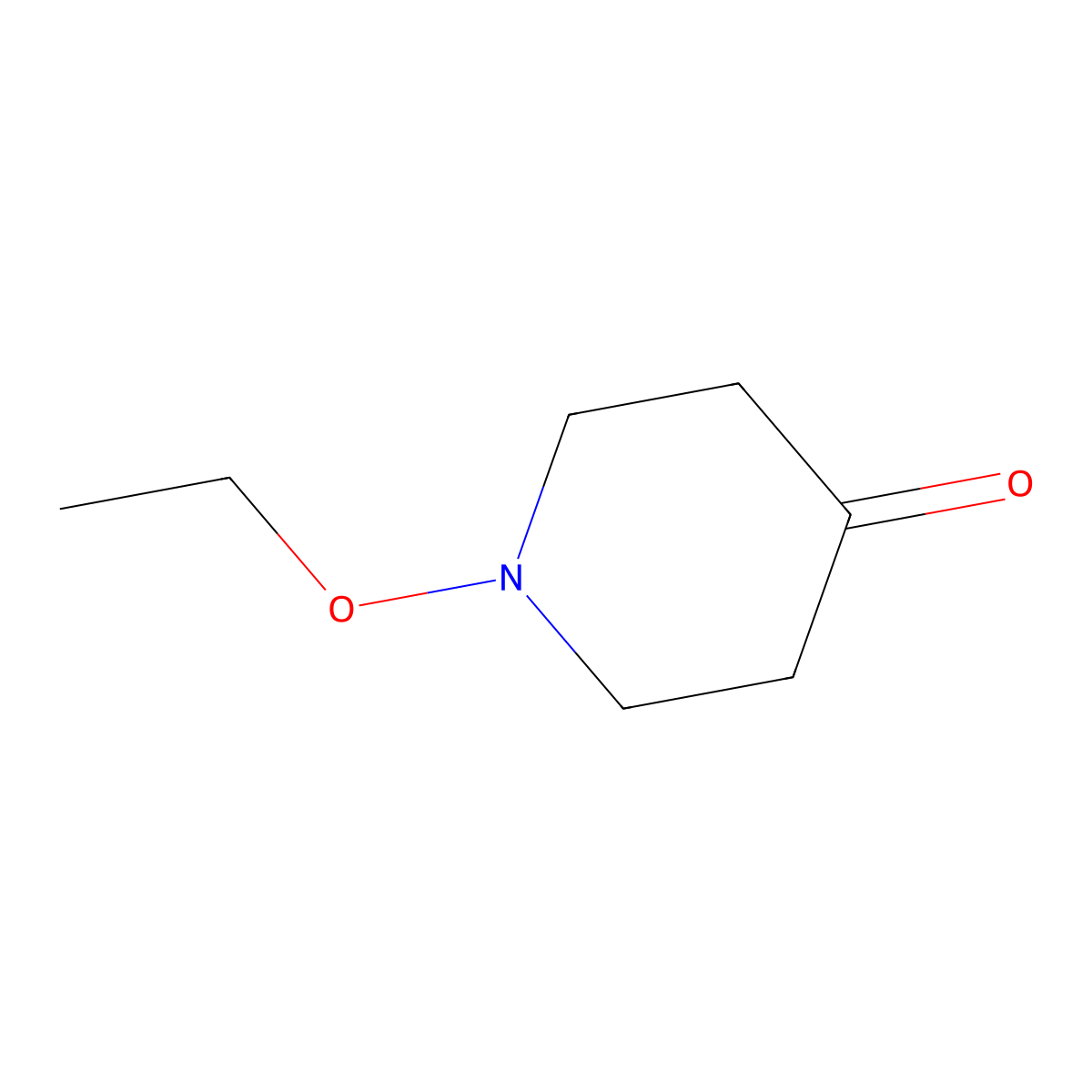 1-Ethoxypiperidin-4-one molecular structure, CAS 102014-74-4