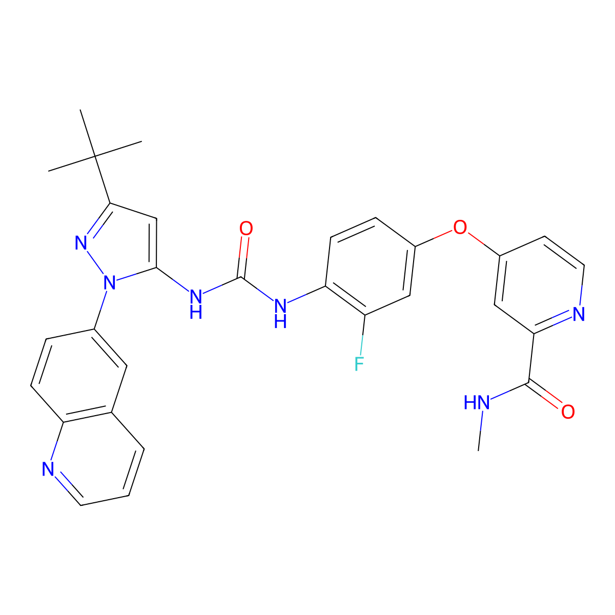Rebastinib molecular structure, CAS 1020172-07-9