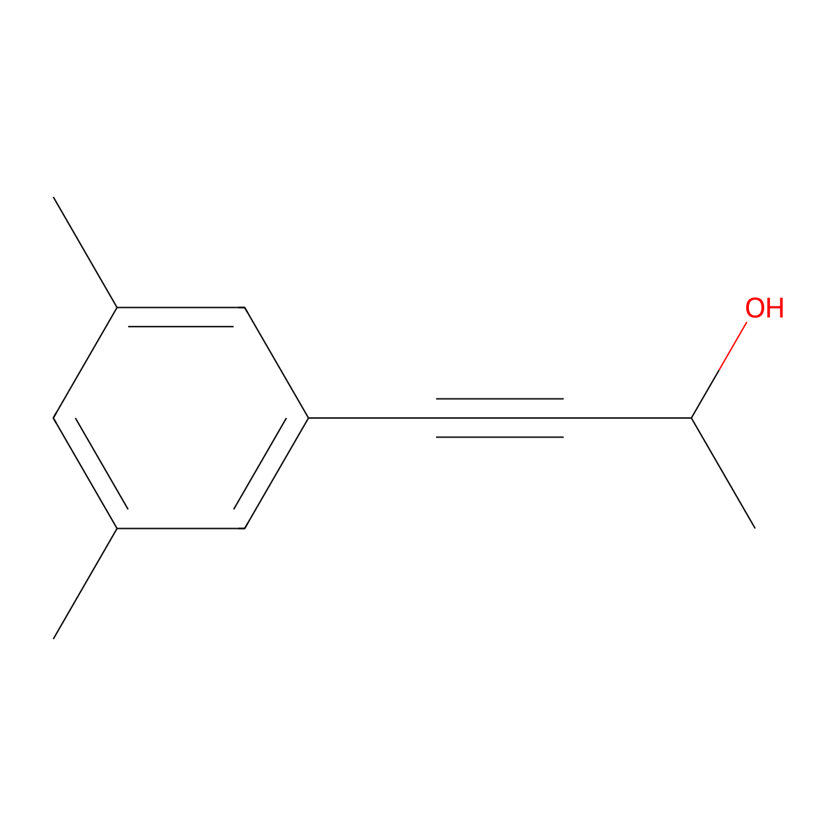 4-(3,5-Dimethylphenyl)but-3-yn-2-ol molecular structure, CAS 1020212-00-3