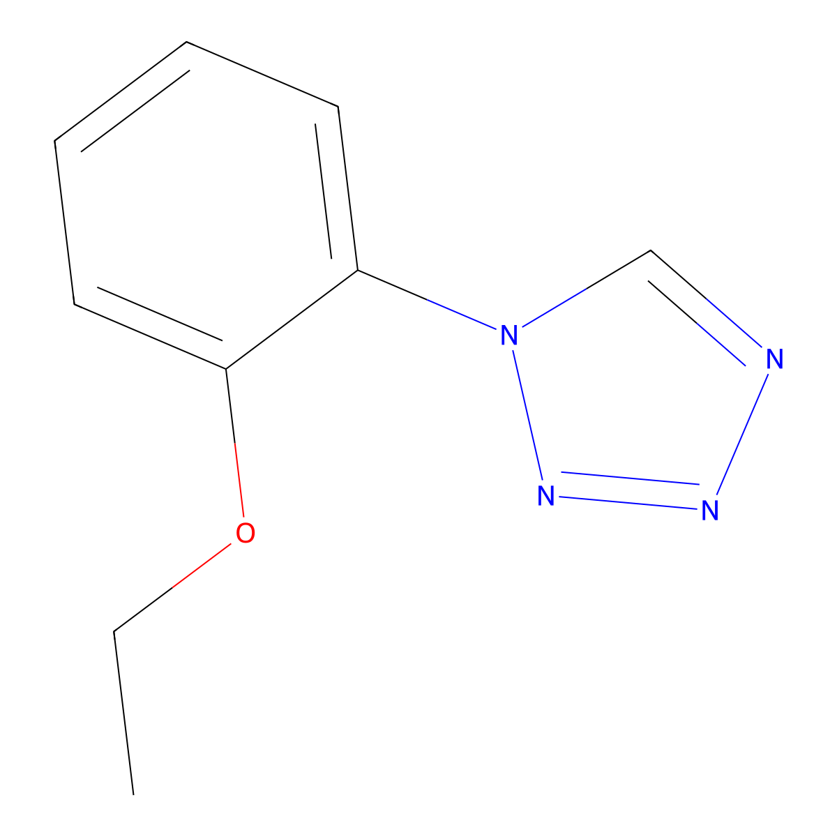 1-(2-ethoxyphenyl)-1H-tetrazole molecular structure, CAS 1020241-28-4