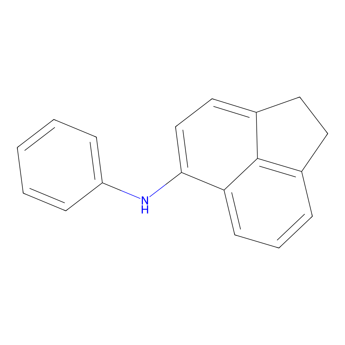 N-phenyl-1,2-dihydroacenaphthylen-5-amine molecular structure, CAS 102027-91-8