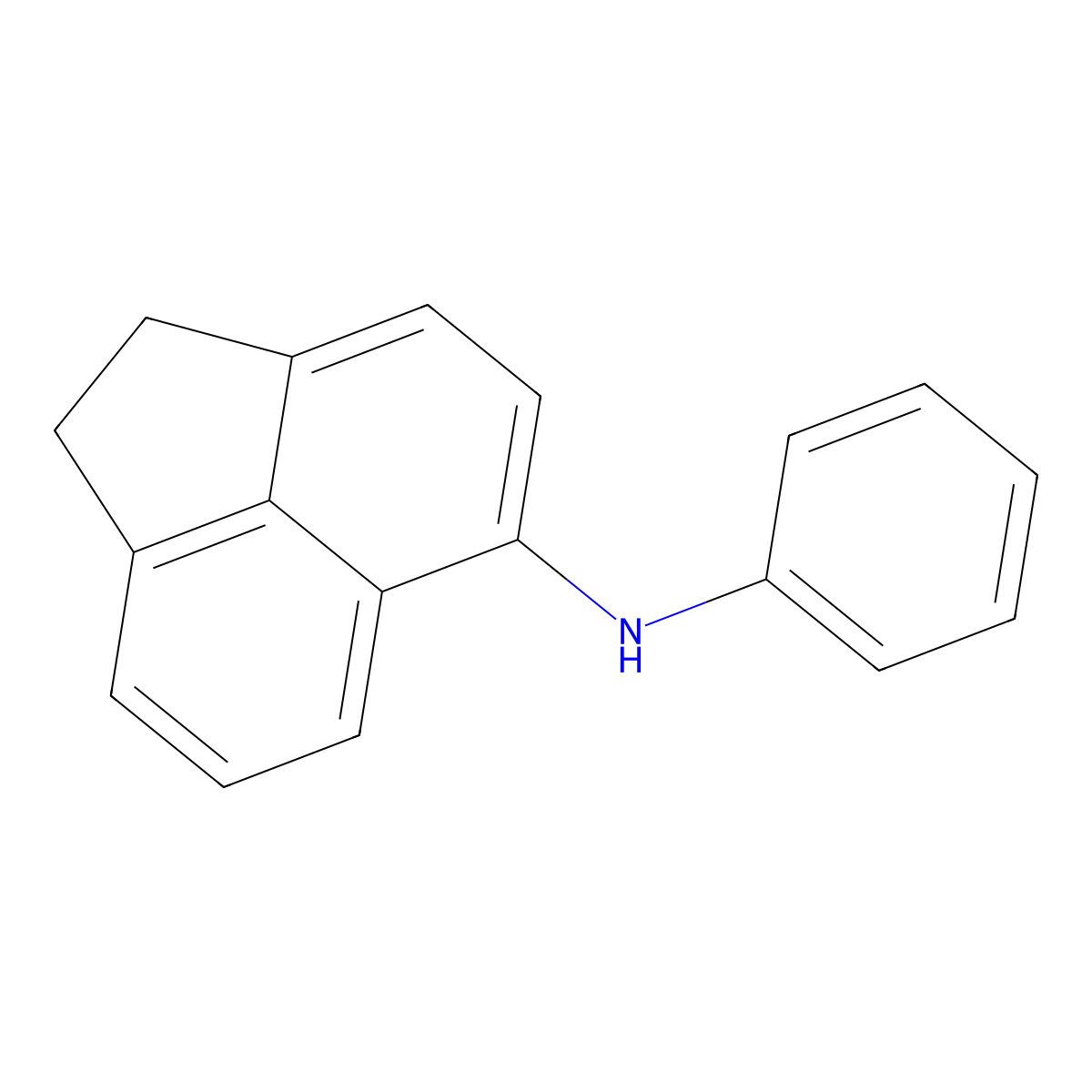 N-phenyl-1,2-dihydroacenaphthylen-5-amine molecular structure, CAS 102027-91-8