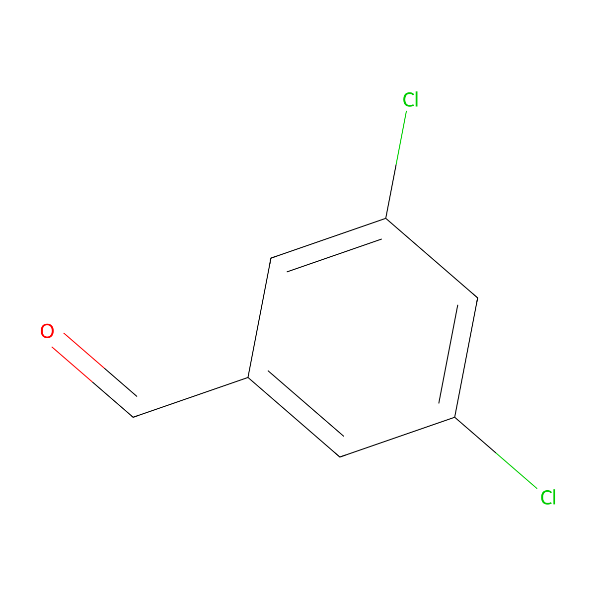 3,5-Dichlorobenzaldehyde molecular structure, CAS 10203-08-4