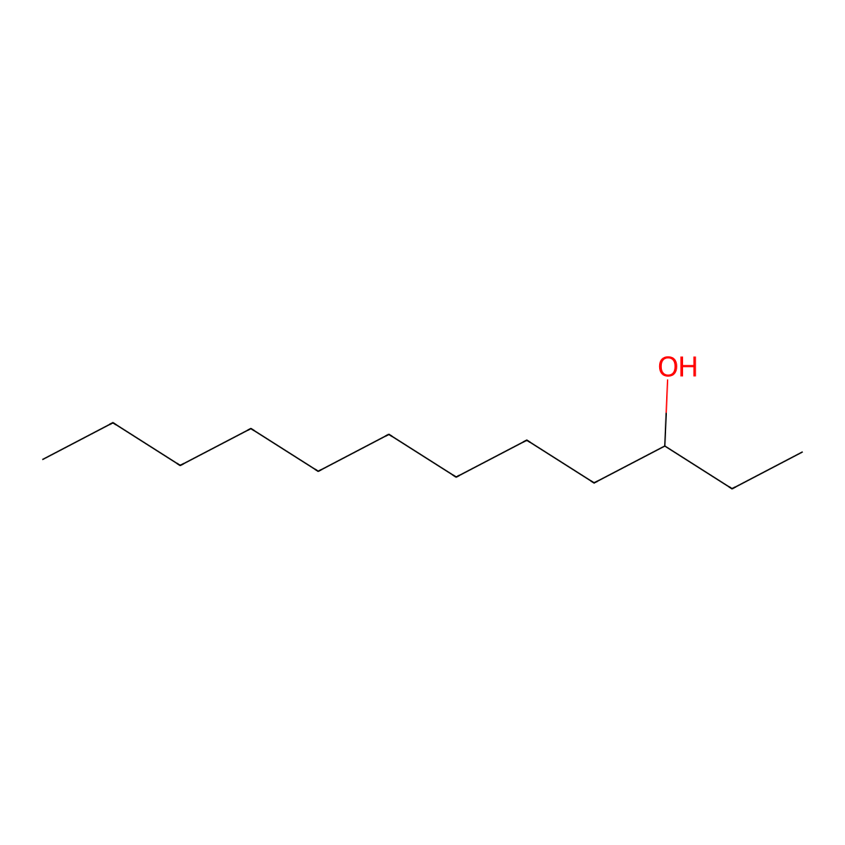 3-Dodecanol molecular structure, CAS 10203-30-2