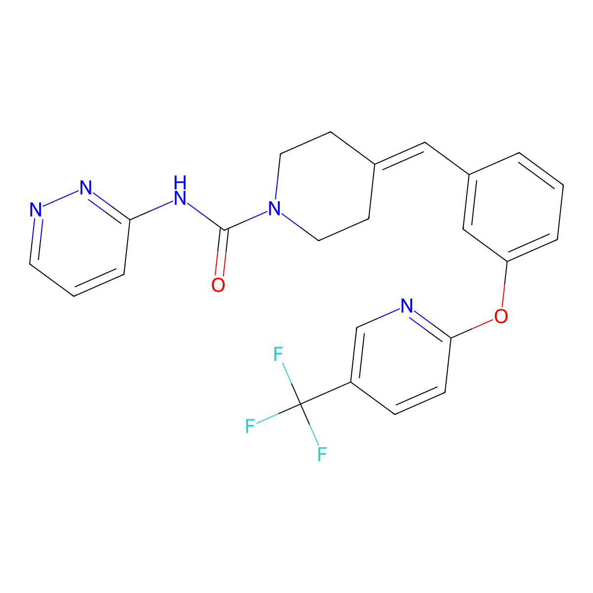 PF 04457845 molecular structure, CAS 1020315-31-4