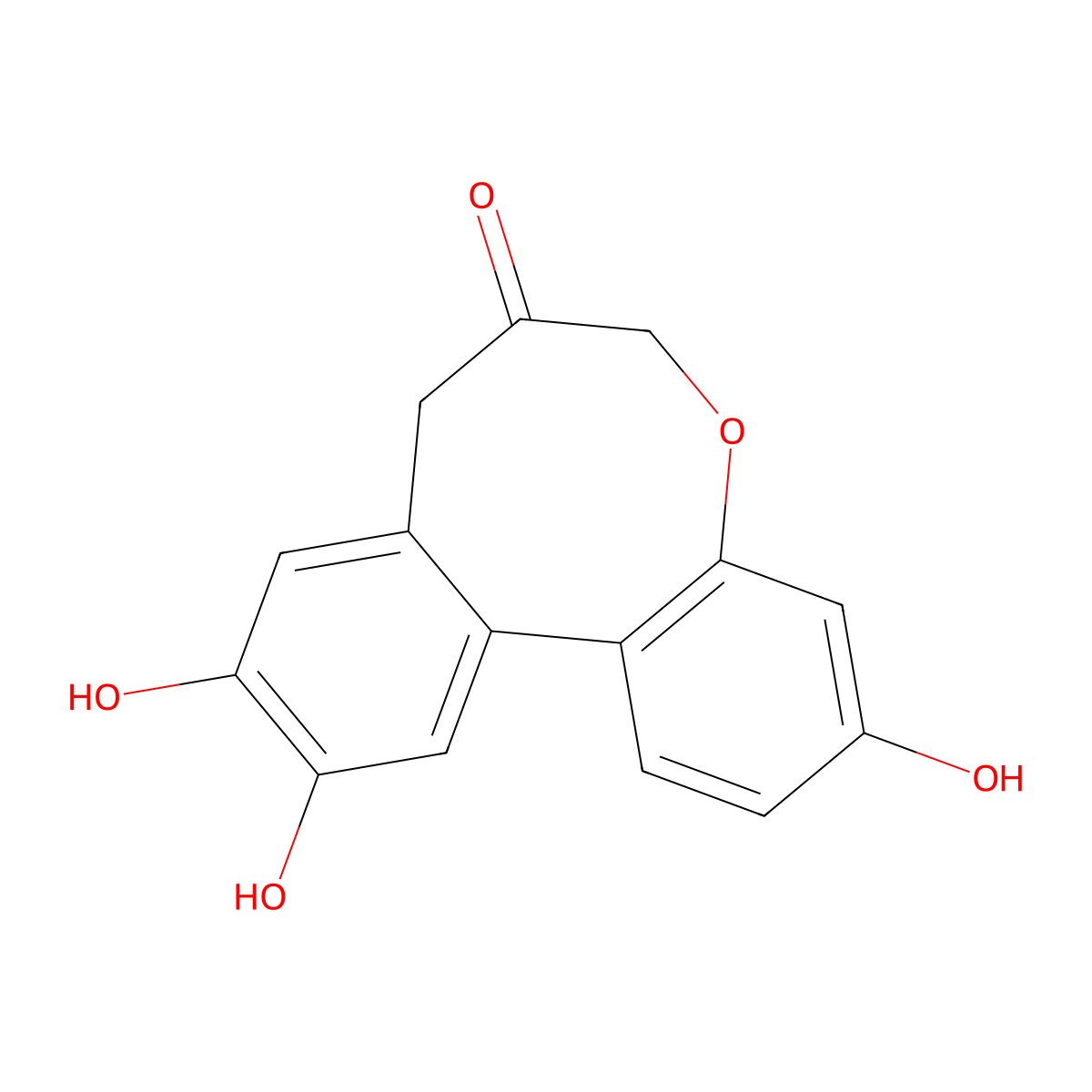 Protosappanin A molecular structure, CAS 102036-28-2