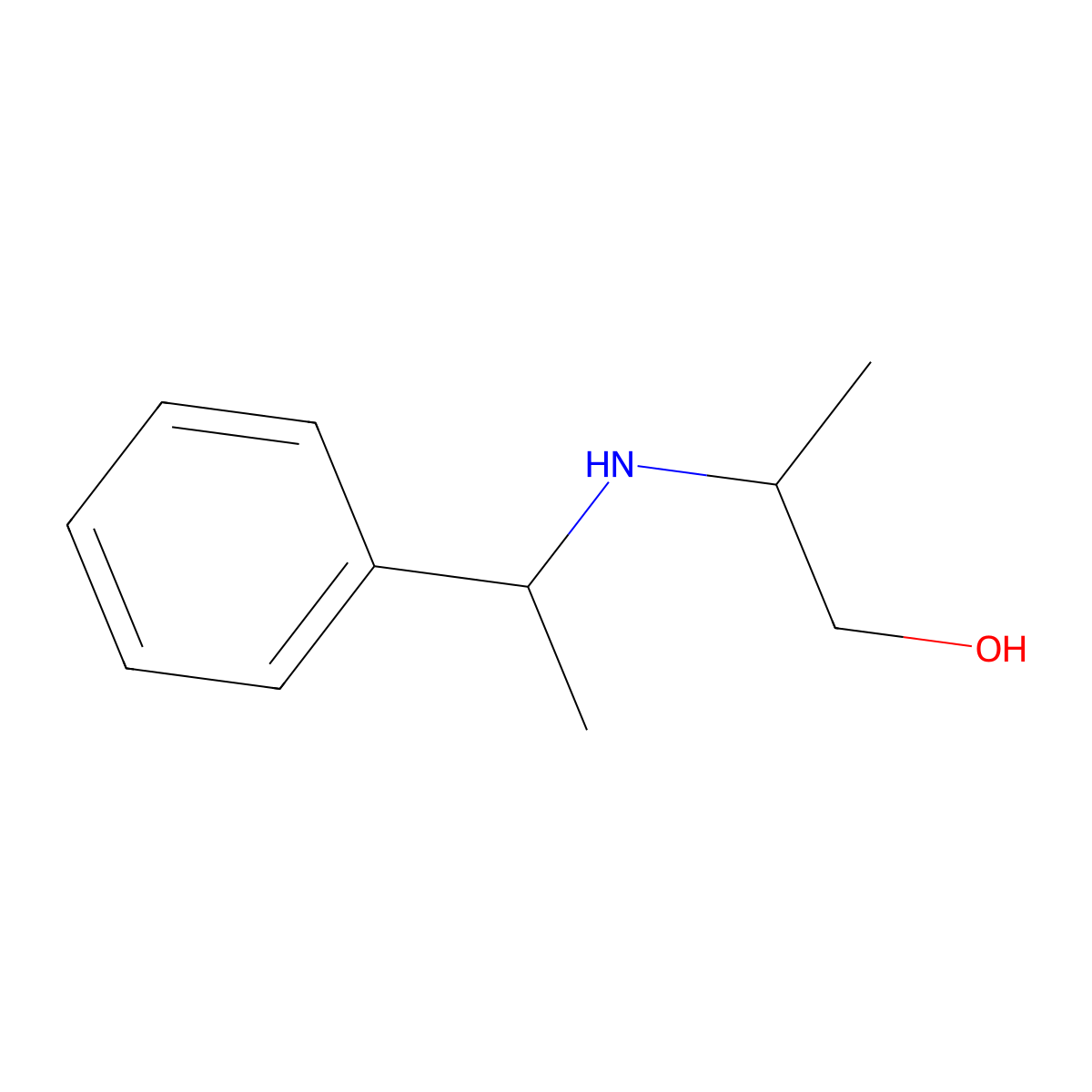2-[(1-Phenylethyl)amino]propan-1-ol molecular structure, CAS 1020401-45-9