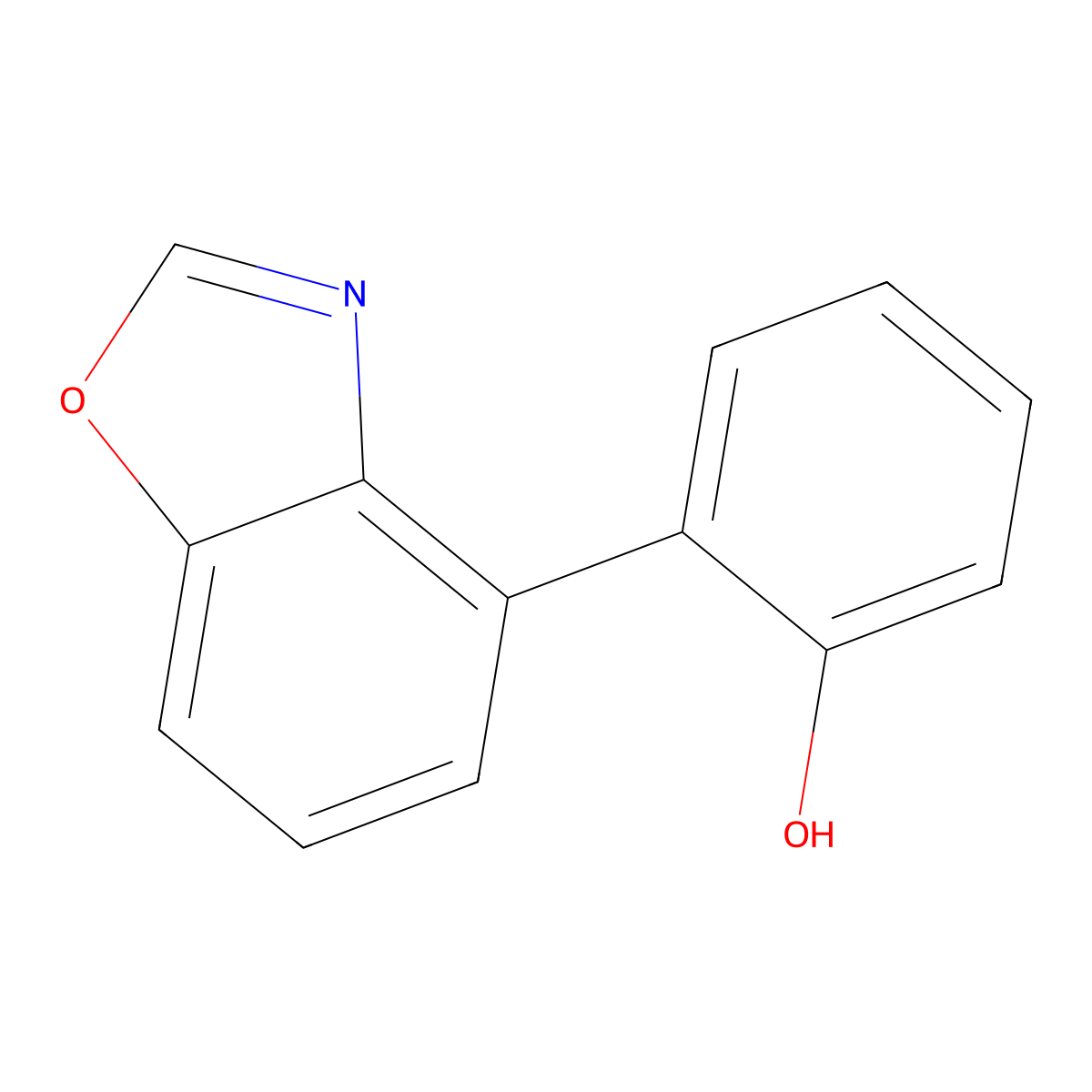 Phenol,2-(4-benzo[d]oxazolyl)- molecular structure, CAS 1020414-34-9