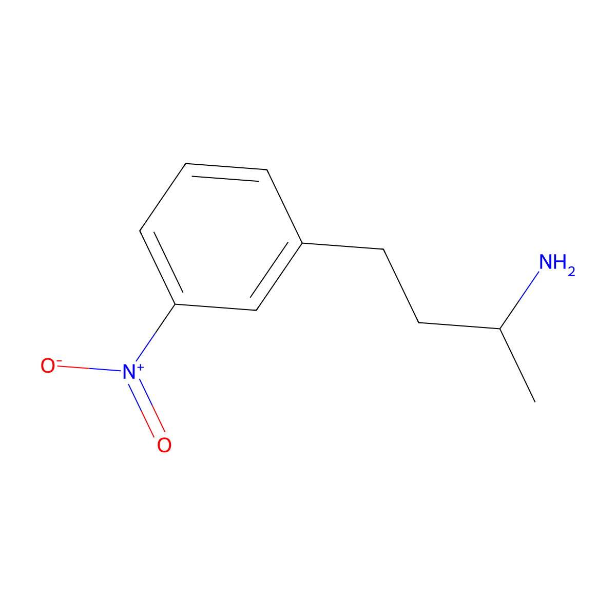 4-(3-Nitrophenyl)butan-2-amine molecular structure, CAS 102058-28-6