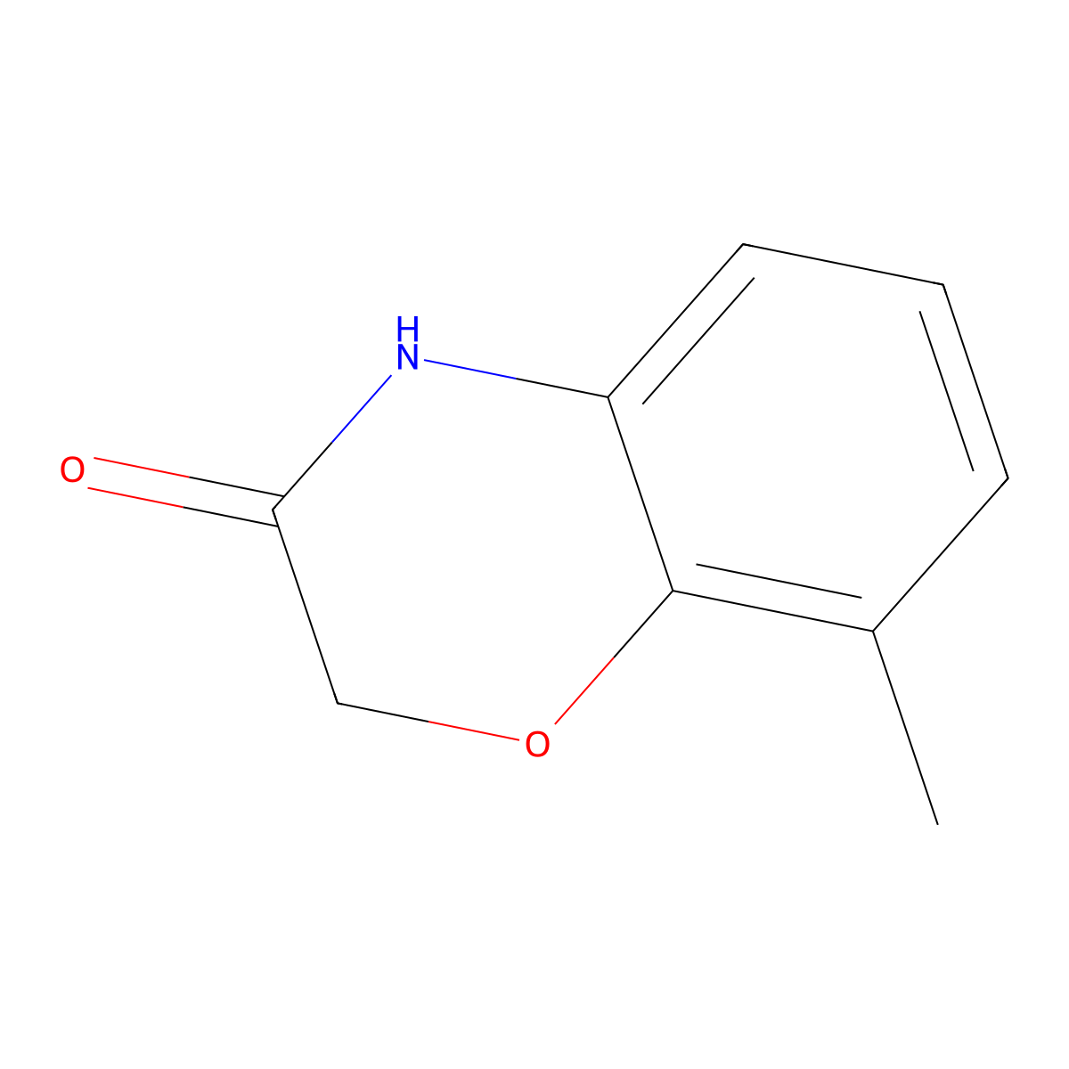 8-Methyl-2H-benzo[B][1,4]oxazin-3(4H)-one molecular structure, CAS 102065-94-1