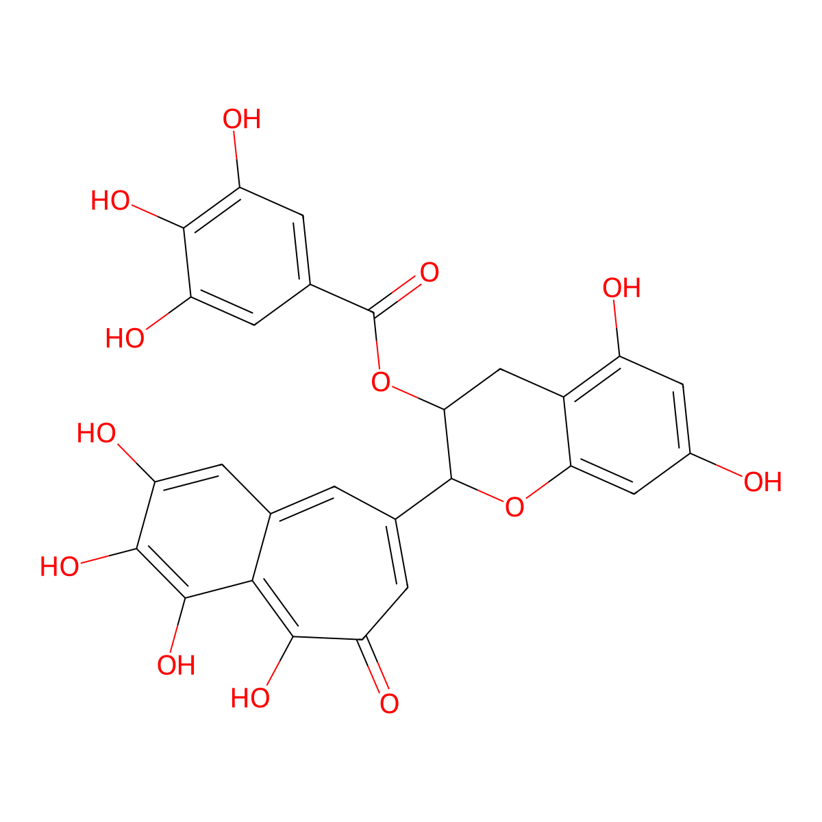 Epitheaflagallin 3-O-gallate molecular structure, CAS 102067-92-5