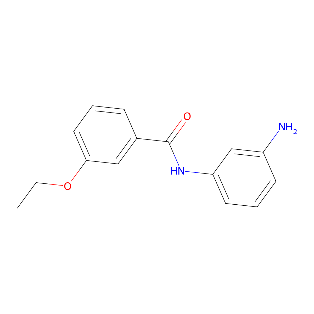 N-(3-Aminophenyl)-3-ethoxybenzamide molecular structure, CAS 1020722-65-9
