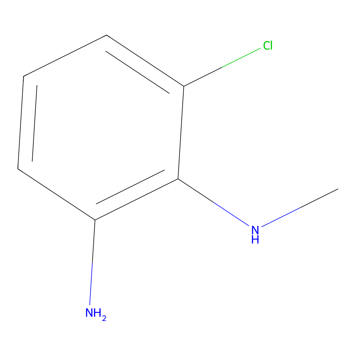 6-Chloro-N1-methylbenzene-1,2-diamine molecular structure, CAS 102074-47-5