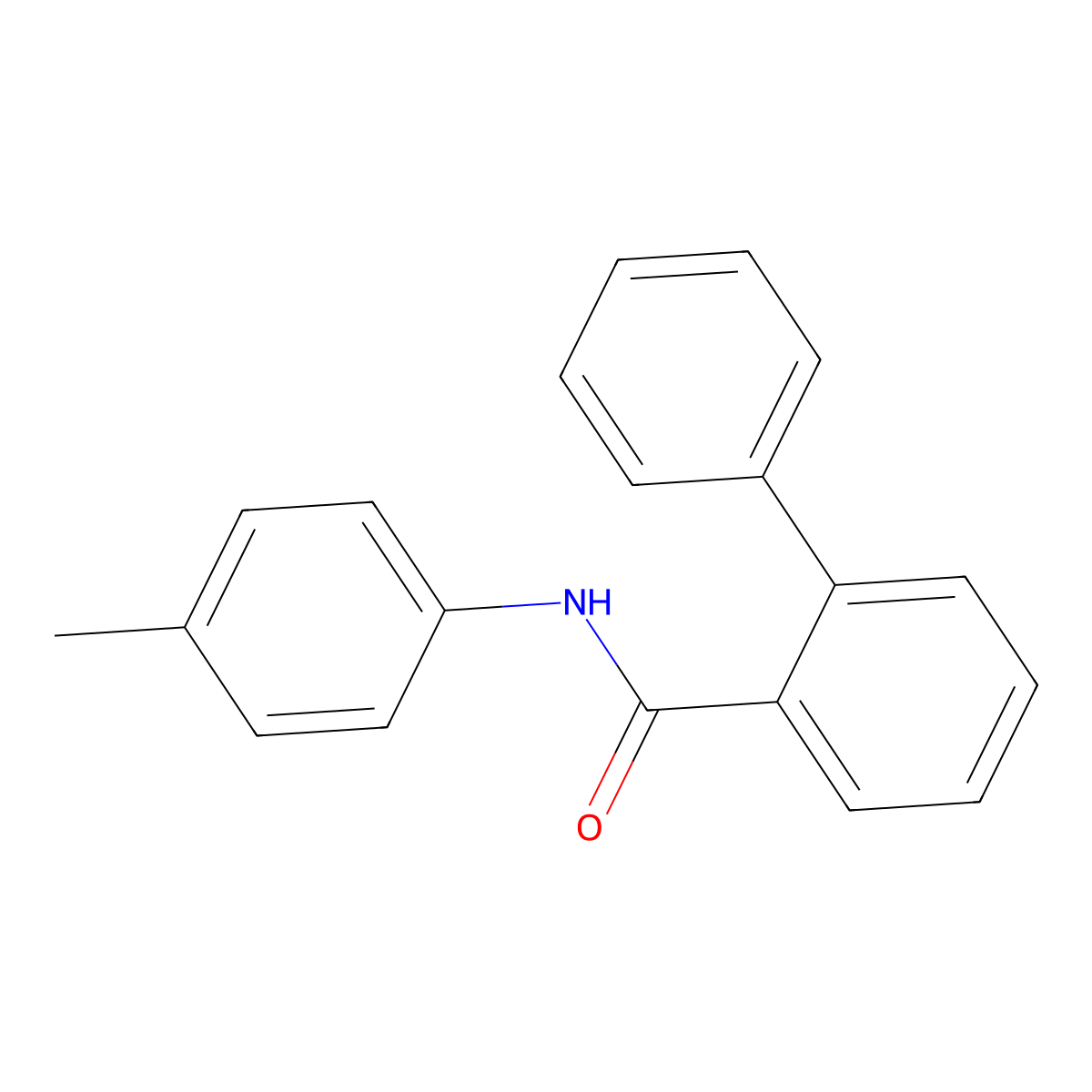 N-(4-methylphenyl)-[1,1'-biphenyl]-2-carboxamide molecular structure, CAS 102078-76-2