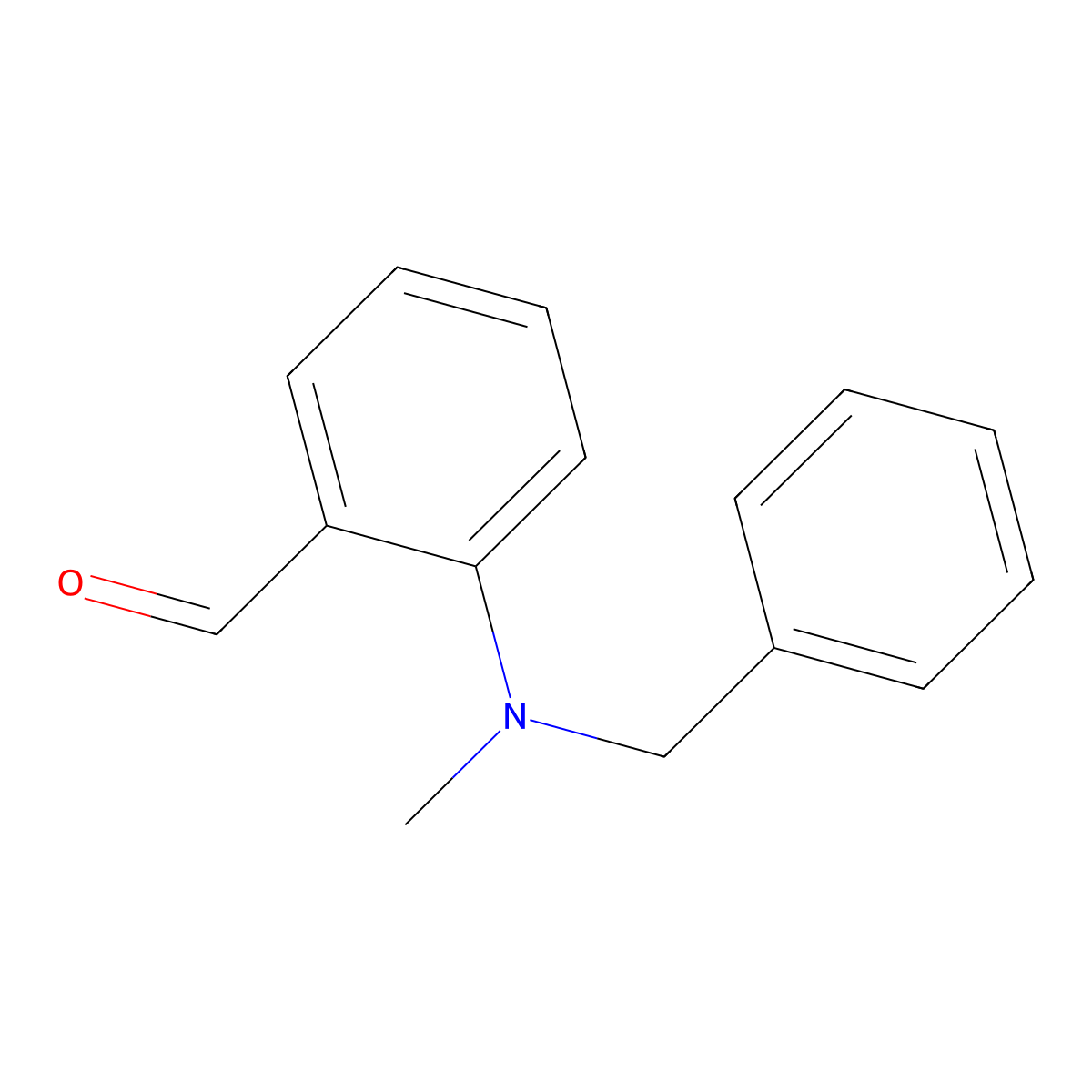 2-(Benzyl(methyl)amino)benzaldehyde molecular structure, CAS 1020957-75-8