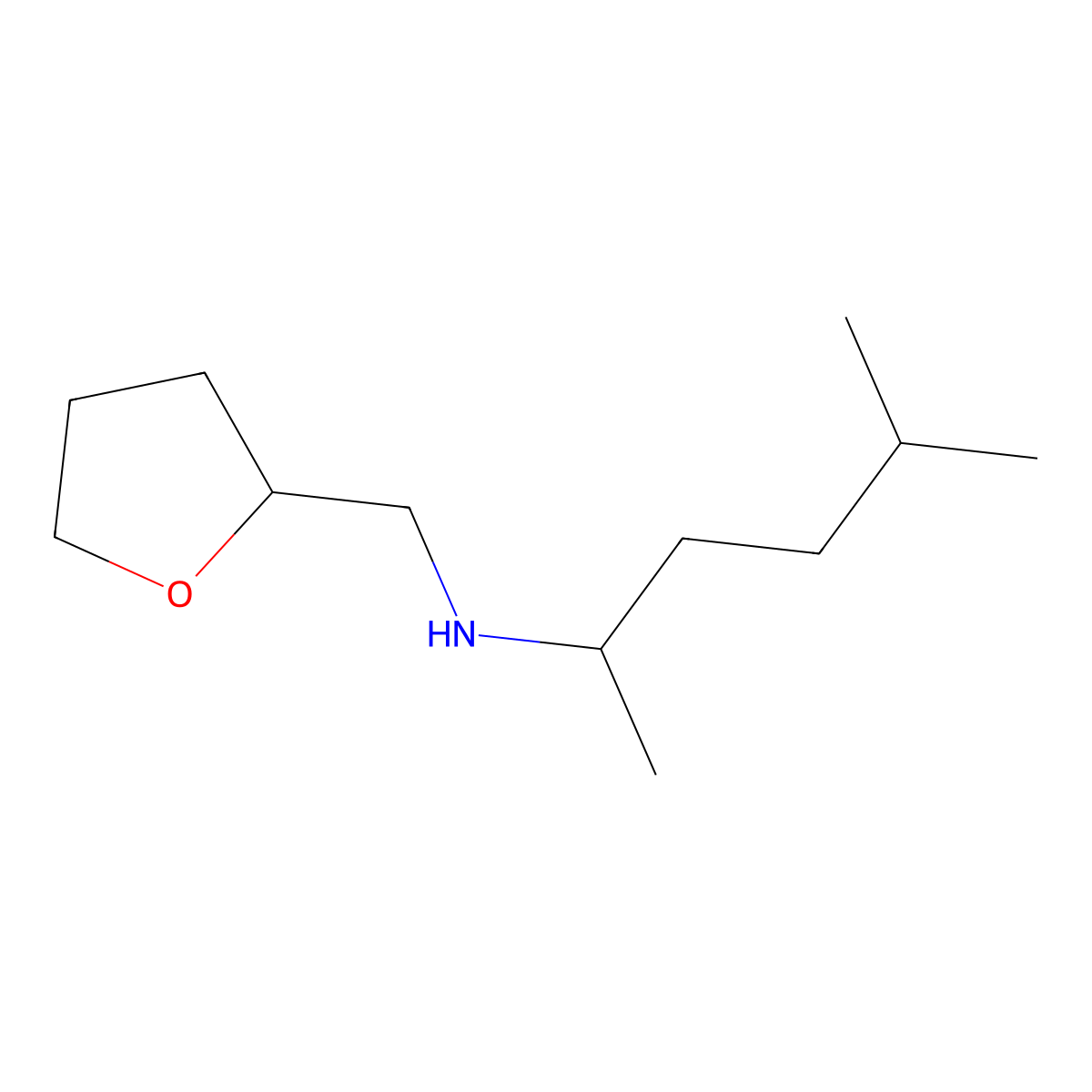 (5-Methylhexan-2-yl)[(oxolan-2-yl)methyl]amine molecular structure, CAS 1020977-12-1