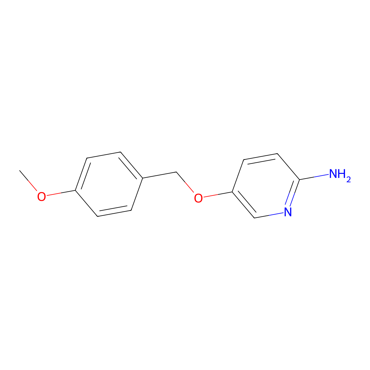 5-((4-Methoxybenzyl)oxy)pyridin-2-amine molecular structure, CAS 1020986-75-7